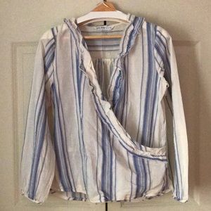 Zara cotton wrap tunic